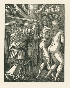 Expulsion from Paradise by Albrecht Dürer or Duerer