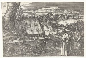 Landscape with cannon by Albrecht Dürer or Duerer