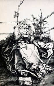Madonna and Child in a Fence by Albrecht Dürer