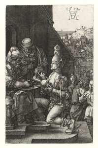 Pilate washes his hands by Albrecht Dürer