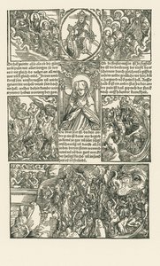 Saint Birgitta and the Virgin Interceding for the Damned by Albrecht Dürer or Duerer