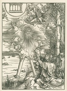 Saint John Devouring the Book Presented by the Angel. The Revelation of Saint John