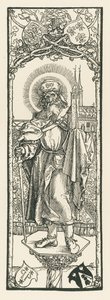 Saint Sebald on the Column, c.1501 by Albrecht Dürer or Duerer