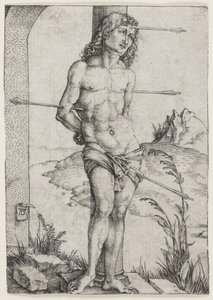St. Sebastian at the Column by Albrecht Dürer