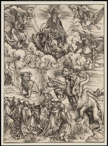 The Apocalypse: The Beast with Two Horns Like a Lamb by Albrecht Dürer