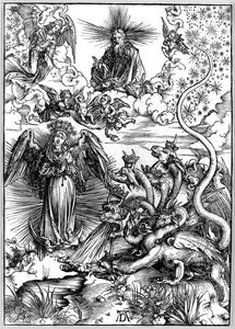 The Apocalyptic Woman or The Woman Clothed with the Sun and the Seven-headed Dragon, from The Apocalypse or the Revelation of St. John