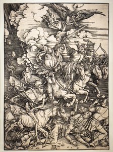 The Four Horsemen of the Apocalypse by Albrecht Dürer or Duerer