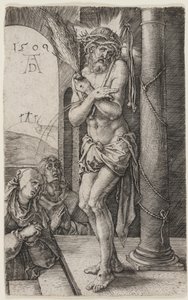The Man of Sorrows Standing by the Column by Albrecht Dürer
