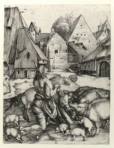 The prodigal son by Albrecht Dürer