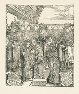Triumphal Arch for Emperor Maximilian I by Albrecht Dürer or Duerer