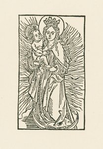 Virgin Mary in the Sun by Albrecht Dürer or Duerer