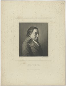 Portrait of Johann Gottlieb Fichte by Albrecht Fürchtegott Schultheiss