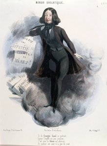 Caricature of George Sand, c.1848