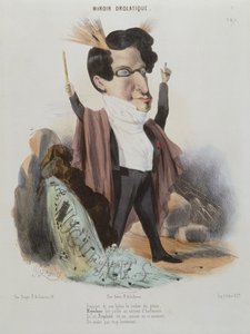 Caricature of Jakob Meyerbeer