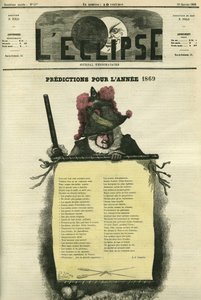Predictions for the year 1869. Cover in 