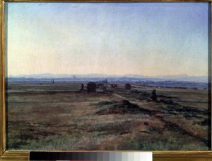 View of the Via Appia at Sunset (1845) by Aleksandr Andreevich Ivanov