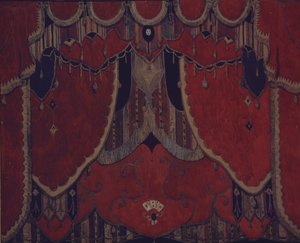 Design of Main Curtain for the Theatre Play The Masquerade by M. Lermontov by Aleksandr Jakovlevic Golovin