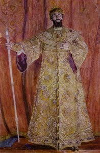 Russian opera singer Feodor Chaliapin in the title role in Modest Mussorgsky