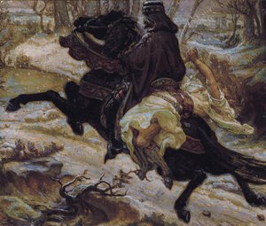 Slavic Count with a Female Captive by Aleksandr Jakovlevic Golovin