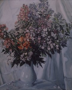 Still life. Phloxes by Aleksandr Jakovlevic Golovin