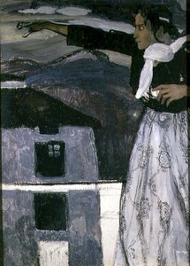 Woman in Grey by Aleksandr Jakovlevic Golovin