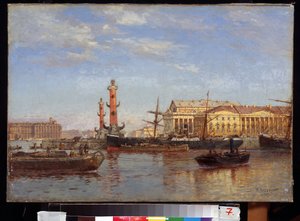 View of St Petersburg from the Neva