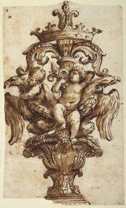 Design for a finial of a coach by Alessandro Algardi