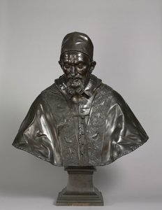 Portrait of Pope Innocent X Pamphili by Alessandro Algardi
