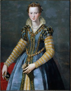 Portrait of Mary of Medicis, Wife of Henry IV and Mother of Louis XIII by Alessandro Allori
