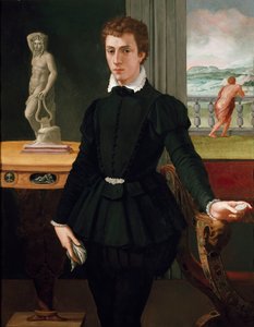 Portrait of a Young Man by Alessandro Allori