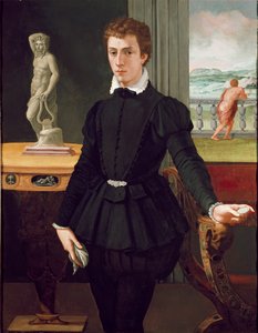 Portrait of a Young Man (post 1560) by Alessandro Allori