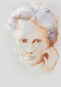 Marie Sklodowska Curie by Alessandro Lonati