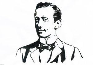Portrait of Guglielmo Marconi by Alessandro Lonati