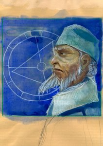 Portrait of Nostradamus by Alessandro Lonati