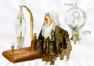 Portrait of Joseph Swan