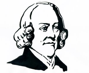 Portrait of Adam Smith by Alessandro Lonati
