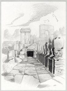 Ruins of the Roman Era in Rome, Forum by Alessandro Lonati
