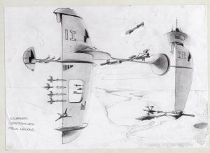 Science fiction illustration: space base in the universe with ships