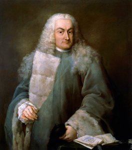 Portrait of Giulio Contarini da Mula (1519-1575), Solicitor of San Marco, Painting by Alessandro Longhi (1733-1813) by Alessandro Longhi