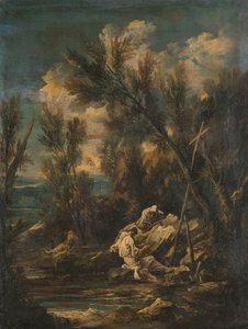 Carthusian Monks in a Landscape