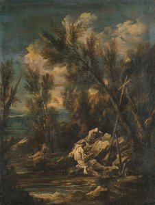 Carthusian Monks in a Landscape