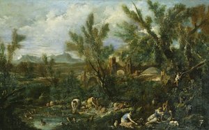 Landscape with Crockery Washers