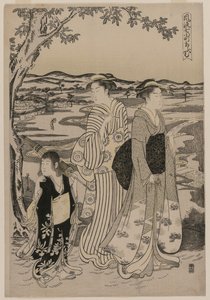 Omu the Parrot (from the series Seven Elegant Episodes from the Life of the Poetess Ono no Komachi) by Alessandro Magnasco