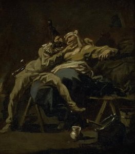 Pulcinella and Colombina