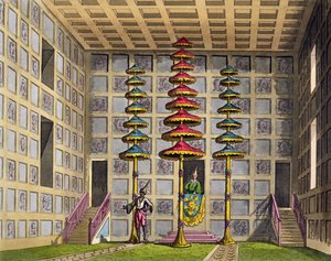 Audience Hall, Cochin China, plate 88 from 