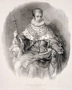 Ferdinand I, King of Lombardy-Venetia, in State Robes, from 