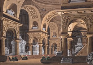 Stage Design for the Opera Castore e Polluce by Francesco Bianchi