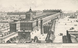 Palace of Pope on Quirinale Hill, Also Known as Monte Cavallo by Alessandro Specchi