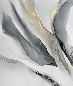 Shimmering Gold Abstract