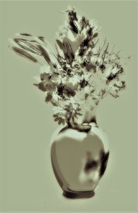 Green still life by Alex Caminker
